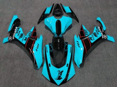 Cheap 2020-2025 Yamaha YZF 1000 R1 Motorcycle Fairings - Turquoise Blue Red Glossy Black