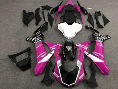 Cheap 2020-2025 Yamaha YZF 1000 R1 Motorcycle Fairings - Pink White Glossy Black Sam