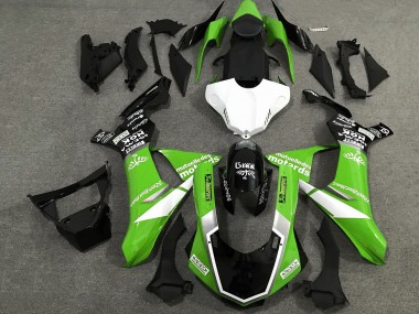 Cheap 2020-2025 Yamaha YZF 1000 R1 Motorcycle Fairings - Green White Glossy Black Sam