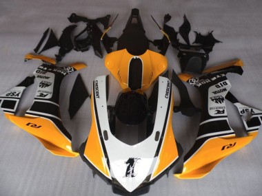 Cheap 2020-2025 Yamaha YZF 1000 R1 Motorcycle Fairings - Orange White Black