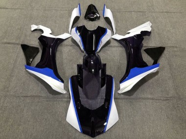 Cheap 2020-2025 Yamaha YZF 1000 R1 Motorcycle Fairings - White Blue Glossy Black