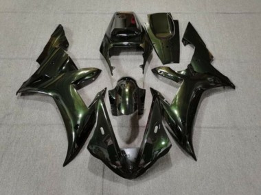 Cheap 2002-2003 Yamaha YZF 1000 R1 Motorcycle Fairings - Dark Green Chameleon