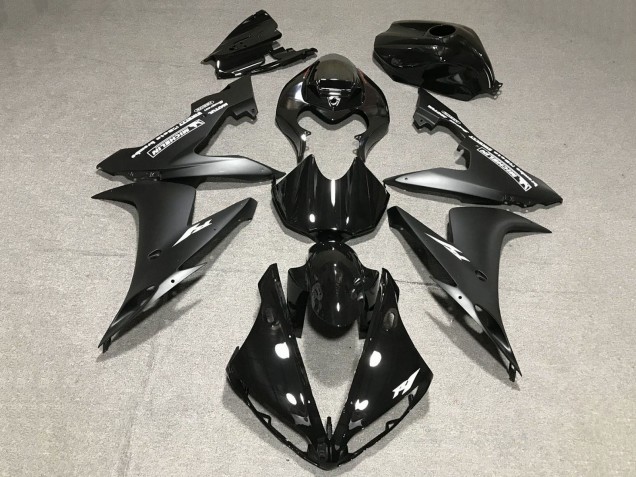 2004-2006 Yamaha YZF 1000 R1 Motorcycle Fairings - Glossy Black Matte Black