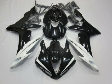 Cheap 2004-2006 Yamaha YZF 1000 R1 Motorcycle Fairings - Glossy Black White