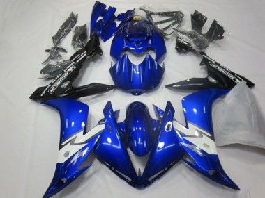 Cheap 2004-2006 Yamaha YZF 1000 R1 Motorcycle Fairings - Blue White Glossy Black