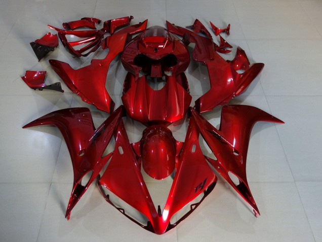 2004-2006 Yamaha YZF 1000 R1 Motorcycle Fairings - Candy Red