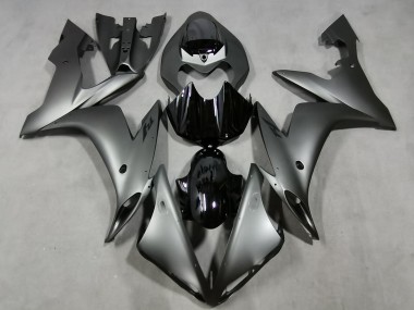 Cheap 2004-2006 Yamaha YZF 1000 R1 Motorcycle Fairings - Matte Silver Glossy Black
