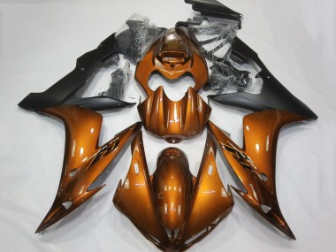 Cheap 2004-2006 Yamaha YZF 1000 R1 Motorcycle Fairings - Orange Matte Black