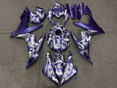 Cheap 2004-2006 Yamaha YZF 1000 R1 Motorcycle Fairings - Purple White Grey Camouflage