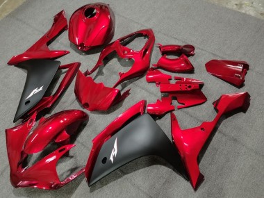 Cheap 2004-2006 Yamaha YZF 1000 R1 Motorcycle Fairings - Red Matte Black