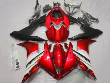 Cheap 2004-2006 Yamaha YZF 1000 R1 Motorcycle Fairings - Red White Matte Black