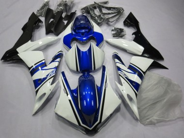 Cheap 2004-2006 Yamaha YZF 1000 R1 Motorcycle Fairing - White Blue Black