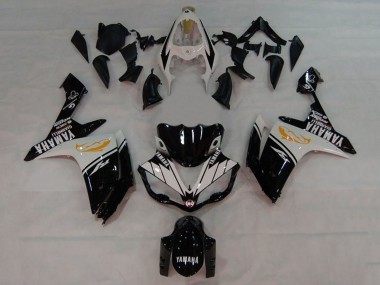 Cheap 2007-2008 Yamaha YZF 1000 R1 Motorcycle Fairings - White Black Orange Dolphin