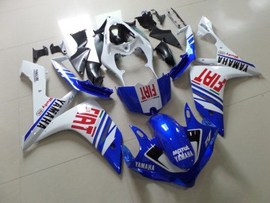 Cheap 2007-2008 Yamaha YZF 1000 R1 Motorcycle Fairing - White Blue Red Fiat