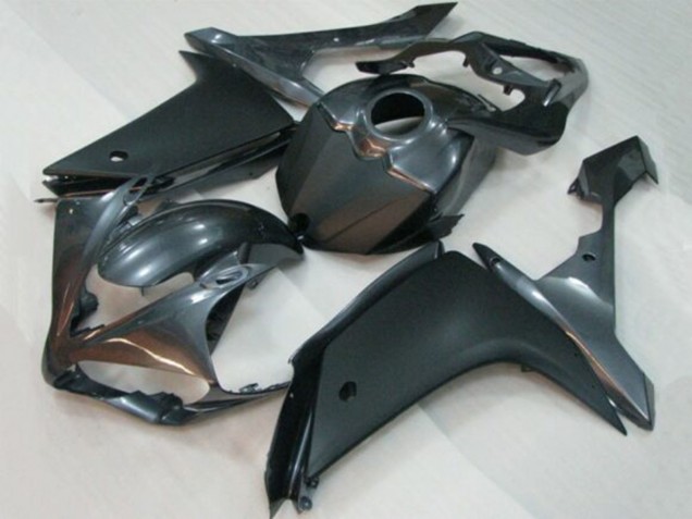 2007-2008 Yamaha YZF 1000 R1 Motorcycle Fairing - Dark Silver Matte Black
