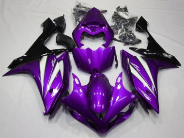 Cheap 2007-2008 Yamaha YZF 1000 R1 Motorcycle Fairings - Purple White Black