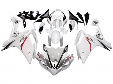 Cheap 2007-2008 Yamaha YZF 1000 R1 Motorcycle Fairing - White Red Black Stripe