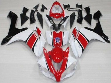 Cheap 2007-2008 Yamaha YZF 1000 R1 Motorcycle Fairings - White Red Black