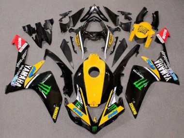 Cheap 2007-2008 Yamaha YZF 1000 R1 Motorcycle Fairings - Yellow White Black Green Monster Dewalt