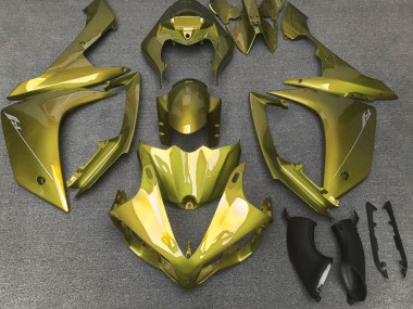 Cheap 2007-2008 Yamaha YZF 1000 R1 Motorcycle Fairings - Yellow Olive
