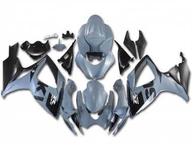 Cheap 2006-2007 Suzuki GSXR 600 / GSXR 750 Motorcycle Fairings - Grey Black
