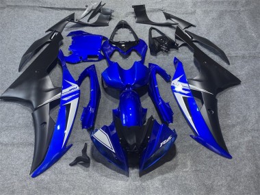 Cheap 2008-2016 Yamaha YZF R6 Motorcycle Fairings - Blue White Matte Black