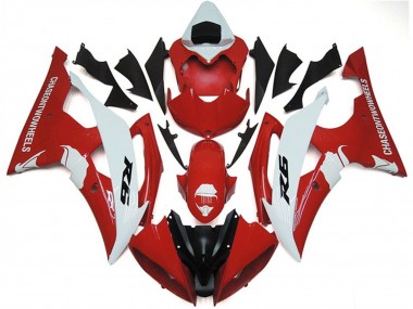Cheap 2008-2016 Yamaha YZF R6 Motorcycle Fairings - White Red Black