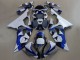 2008-2016 Yamaha YZF R6 Motorcycle Fairings - White Blue Grey Camouflage