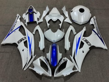 Cheap 2008-2016 Yamaha YZF R6 Bike Fairings - White Blue