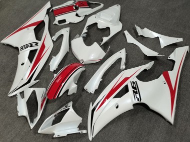 Cheap 2008-2016 Yamaha YZF R6 Bike Fairings - Pearl White Red
