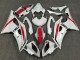 2008-2016 Yamaha YZF R6 Bike Fairings - Pearl White Red