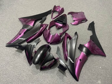 Cheap 2008-2016 Yamaha YZF R6 Motorcycle Fairings - Purple Matte Black