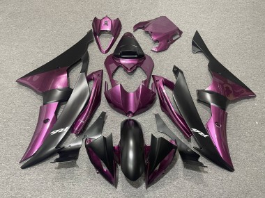 Cheap 2008-2016 Yamaha YZF R6 Motorcycle Fairings - Purple Matte Black