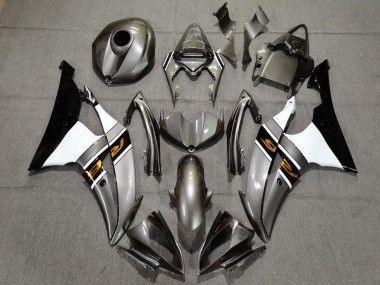Cheap 2008-2016 Yamaha YZF R6 Motorcycle Fairings - Silver White Gold Black