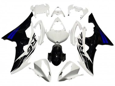 Cheap 2008-2016 Yamaha YZF R6 Motorcycle Fairings - White Blue Glossy Black