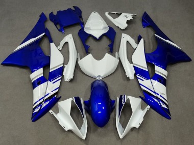 Cheap 2008-2016 Yamaha YZF R6 Motorcycle Fairings - White Blue