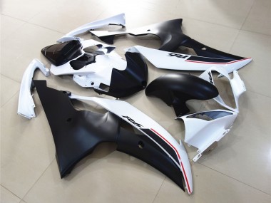 Cheap 2008-2016 Yamaha YZF R6 Motorcycle Fairings - White Matte Black Red