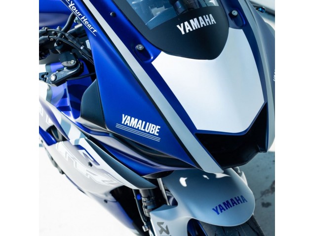 2017-2023 Yamaha YZF R6 Motorcycle Fairings - Blue Silver GYTR