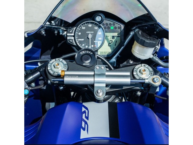 2017-2023 Yamaha YZF R6 Motorcycle Fairings - Blue Silver GYTR