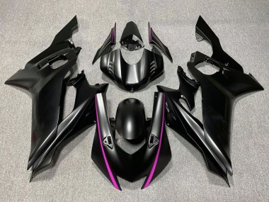Cheap 2017-2023 Yamaha YZF R6 Motorcycle Fairings - Matte Black Pink