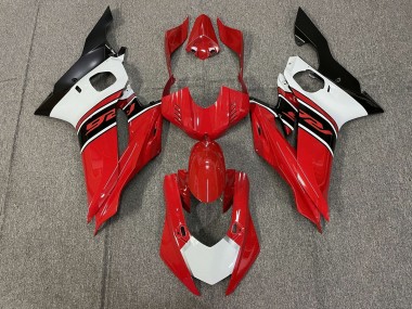 Cheap 2017-2023 Yamaha YZF R6 Motorcycle Fairings - White Red Matte Black