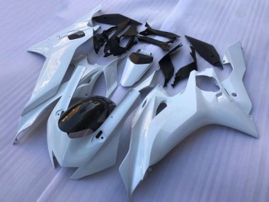 Cheap 2017-2023 Yamaha YZF R6 Motorcycle Fairings - White Glossy Black