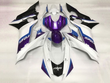 Cheap 2017-2023 Yamaha YZF R6 Motorcycle Fairing - White Blue Purple Black