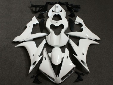Cheap 2005 Yamaha YZF R6 Motorcycle Fairings - White