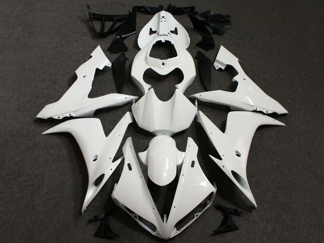 2005 Yamaha YZF R6 Motorcycle Fairings - White