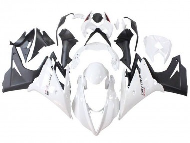 Cheap 2013-2016 Triumph Daytona 675 Triple Motorcycle Fairings - White Matte Black