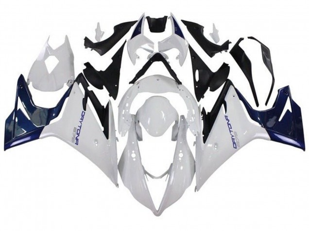 2013-2016 Triumph Daytona 675 Triple Motorcycle Fairings - White Blue