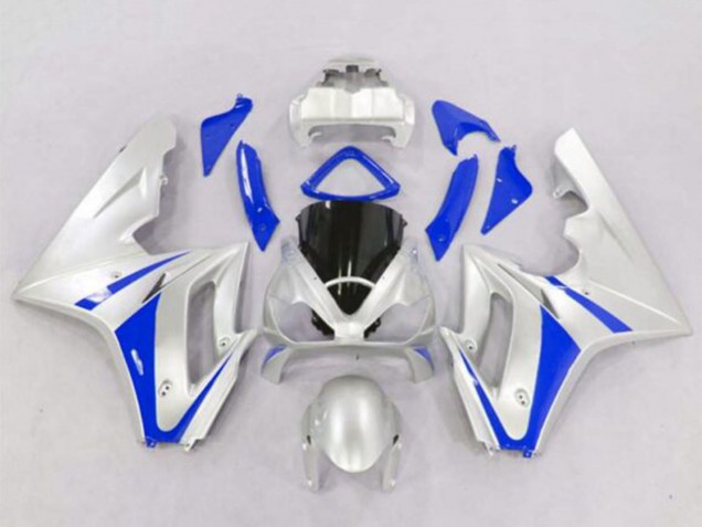 2006-2008 Triumph Daytona 675 Triple Motorcycle Fairings - Silver Blue
