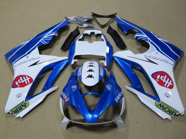 2006-2008 Triumph Daytona 675 Triple Motorcycle Fairings - White Blue