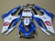 2006-2008 Triumph Daytona 675 Triple Motorcycle Fairings - White Blue